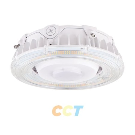 Portor 75W LED Round Canopy Luminaire, CCT Selector PT-CAS1-75W-3CCT
